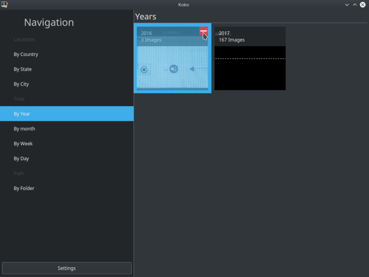 Selecting a collection after clicked